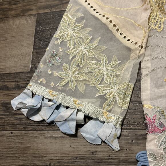 Republic womenswear Premium Pret Women Small Pakistani Designer Ornate Floral - Picture 7 of 11